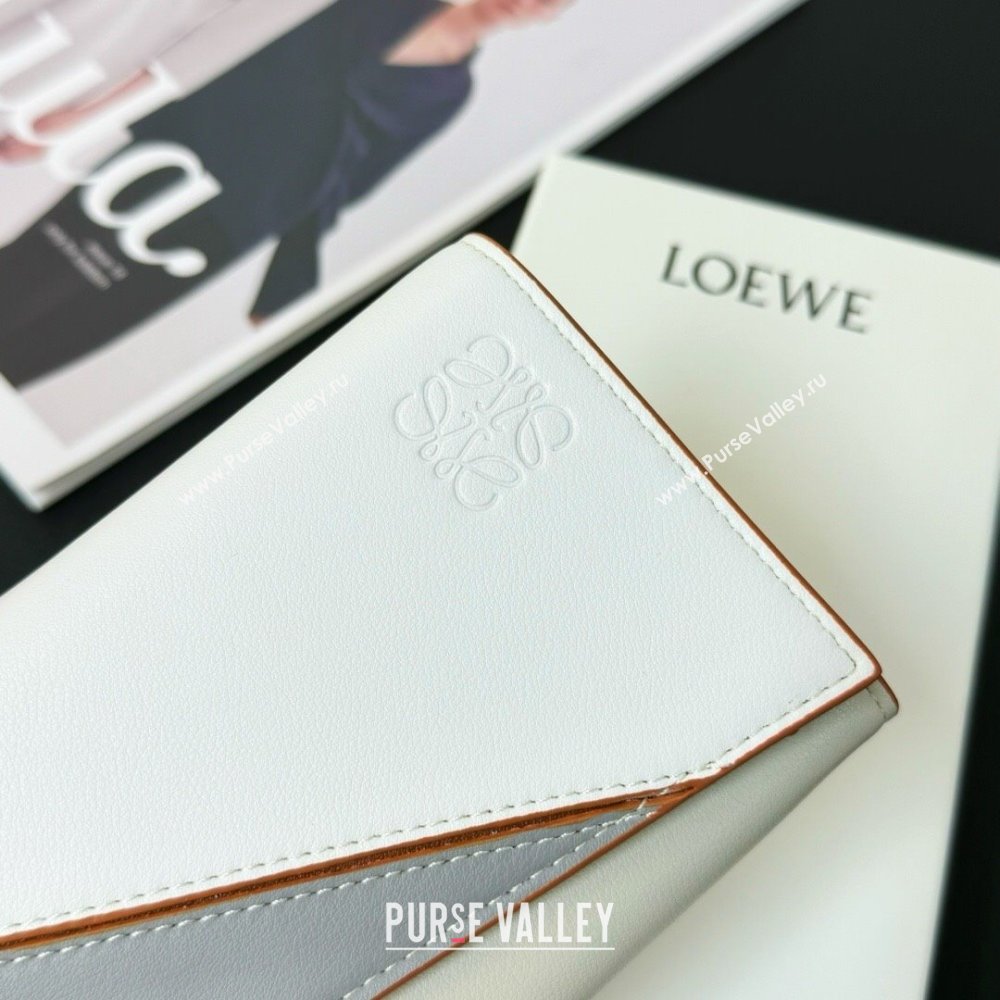 Loewe Puzzle Long Wallet Grey/White 2024 (HY-24032111)