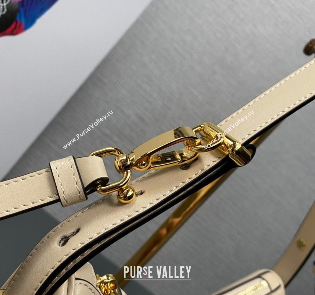 Prada Leather Shoulder Bag 1BC194 Beige 2024 (YY-24051307)