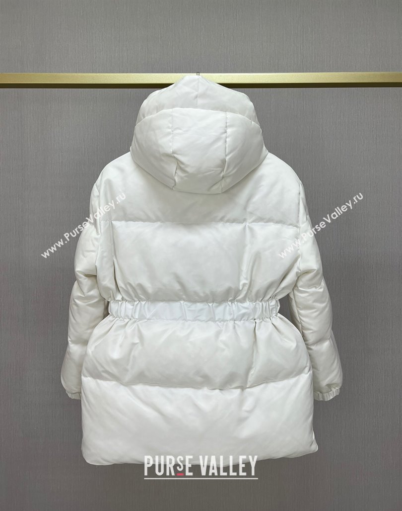 Prada Re-Nylon Down Jacket P112934 White 2023 (Q-23112934)