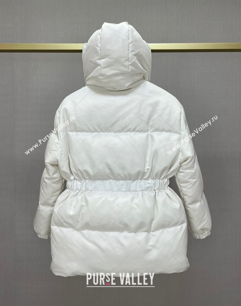 Prada Re-Nylon Down Jacket P112934 White 2023 (Q-23112934)