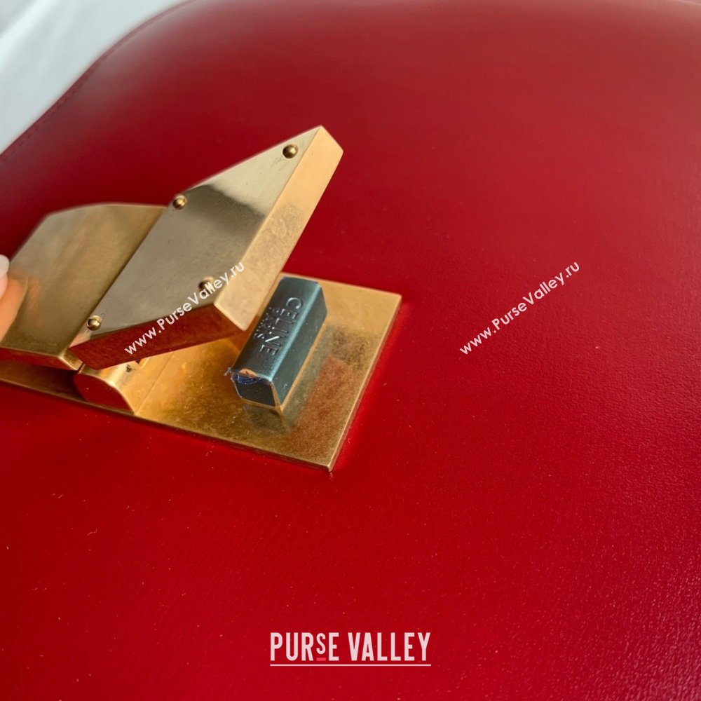 Celine Medium Classic Bag in Box Calfskin Red 2024 (JXG-24051409)