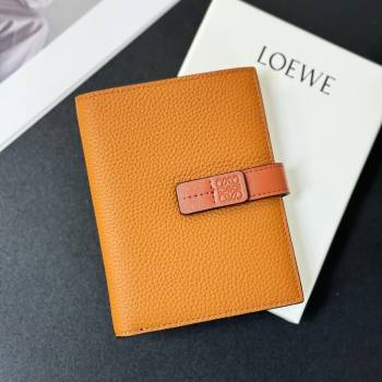 Loewe Bifold Wallet in Grained Calfskin Brown 2024 (HY-24032115)