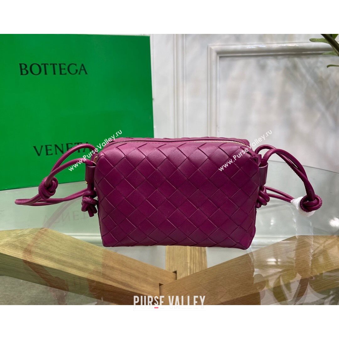 Bottega Veneta Mini Loop Crossbody Bag Cinnabar Red 2021 (MS-21080531)