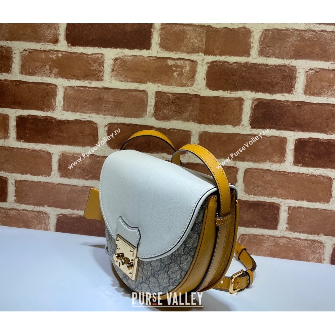 Gucci Padlock Small Shoulder Bag 644524 GG/White 2020 (DLH-210821055)