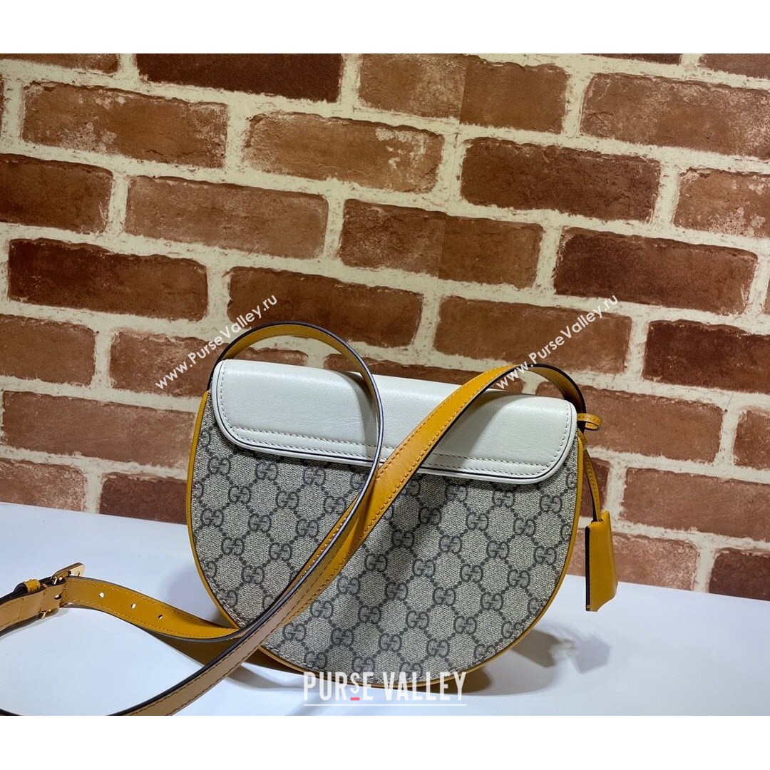 Gucci Padlock Small Shoulder Bag 644524 GG/White 2020 (DLH-210821055)