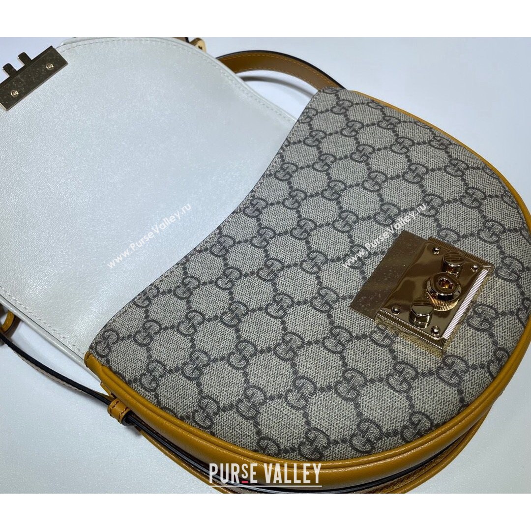 Gucci Padlock Small Shoulder Bag 644524 GG/White 2020 (DLH-210821055)