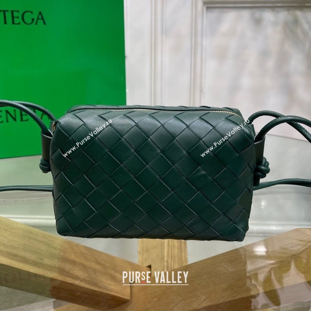 Bottega Veneta Mini Loop Crossbody Bag Raintree Green 2021 (MS-21080534)