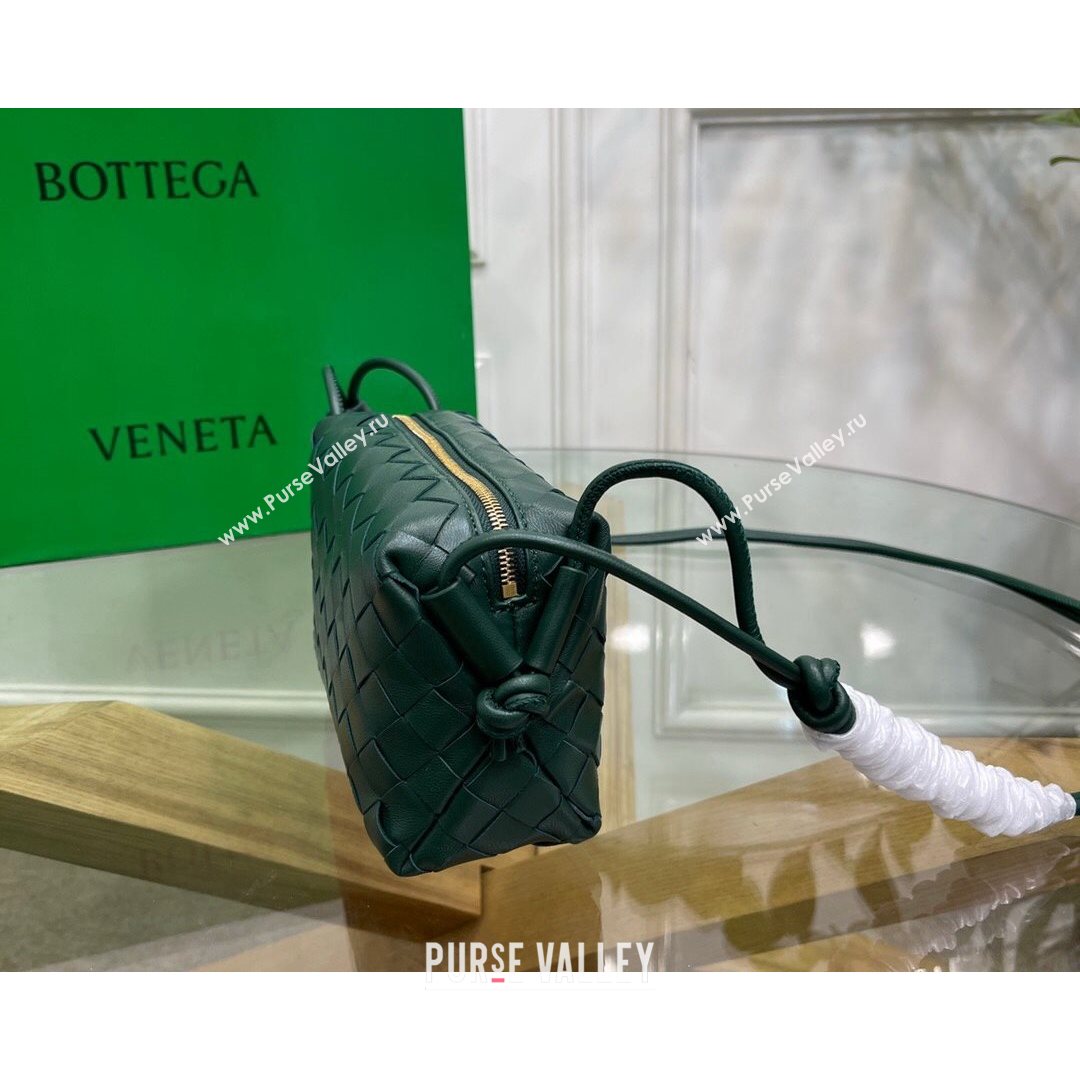 Bottega Veneta Mini Loop Crossbody Bag Raintree Green 2021 (MS-21080534)