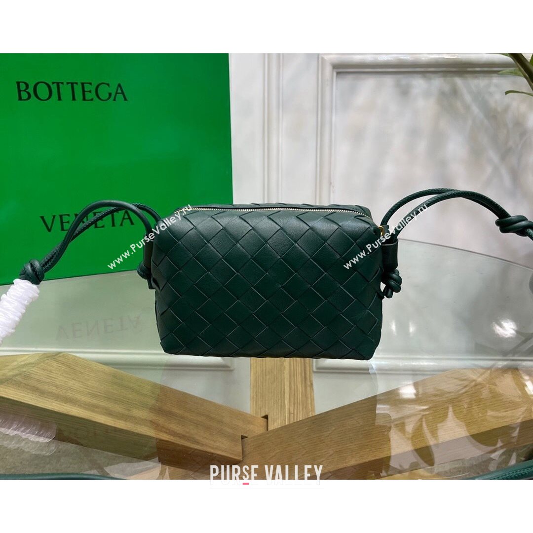 Bottega Veneta Mini Loop Crossbody Bag Raintree Green 2021 (MS-21080534)