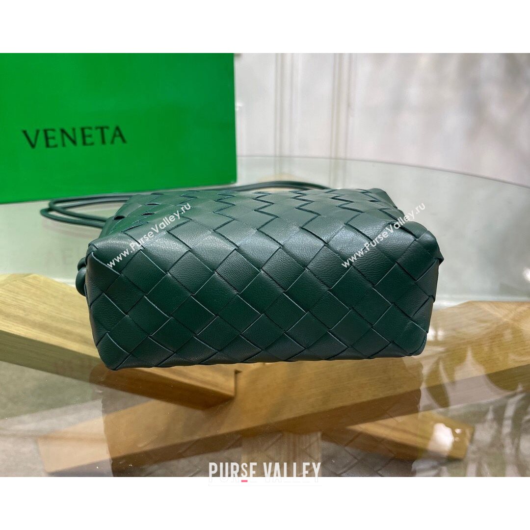 Bottega Veneta Mini Loop Crossbody Bag Raintree Green 2021 (MS-21080534)