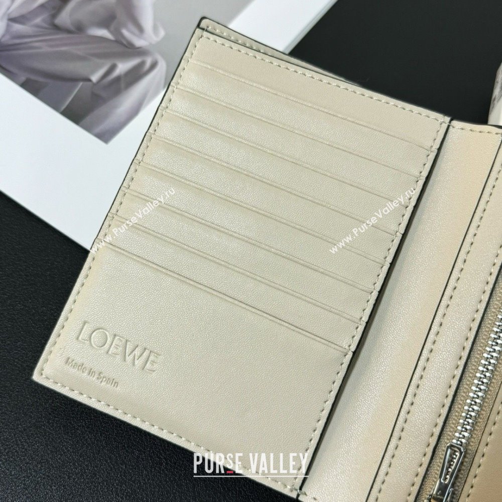 Loewe Bifold Wallet in Grained Calfskin Green 2024 (HY-24032119)