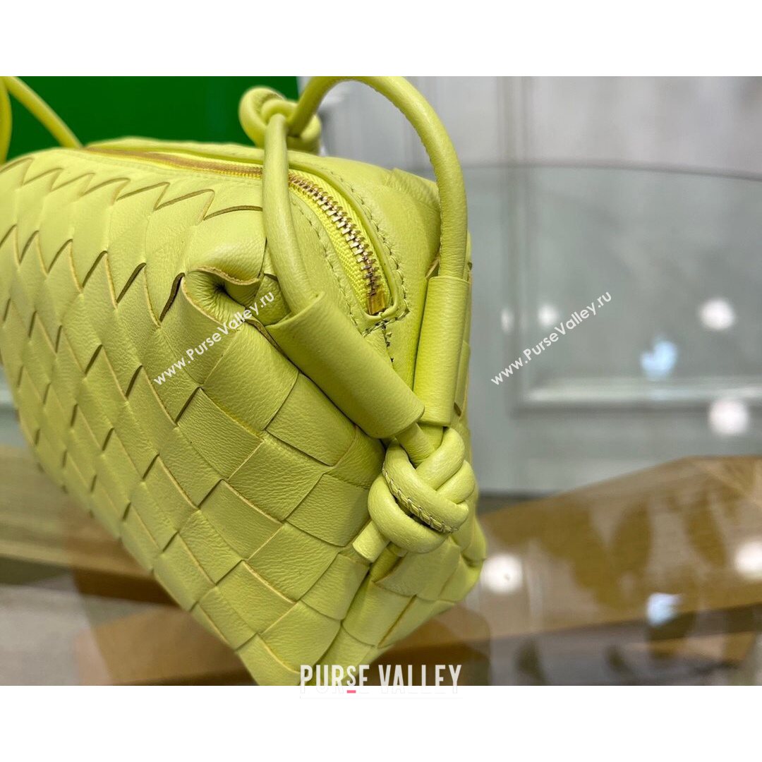 Bottega Veneta Mini Loop Crossbody Bag Yellow 2021 (MS-21080535)