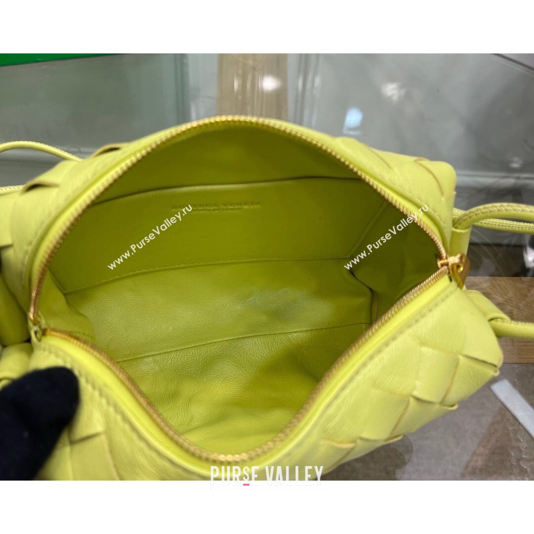 Bottega Veneta Mini Loop Crossbody Bag Yellow 2021 (MS-21080535)