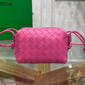 Bottega Veneta Mini Loop Crossbody Bag Pink 2021 (MS-21080536)