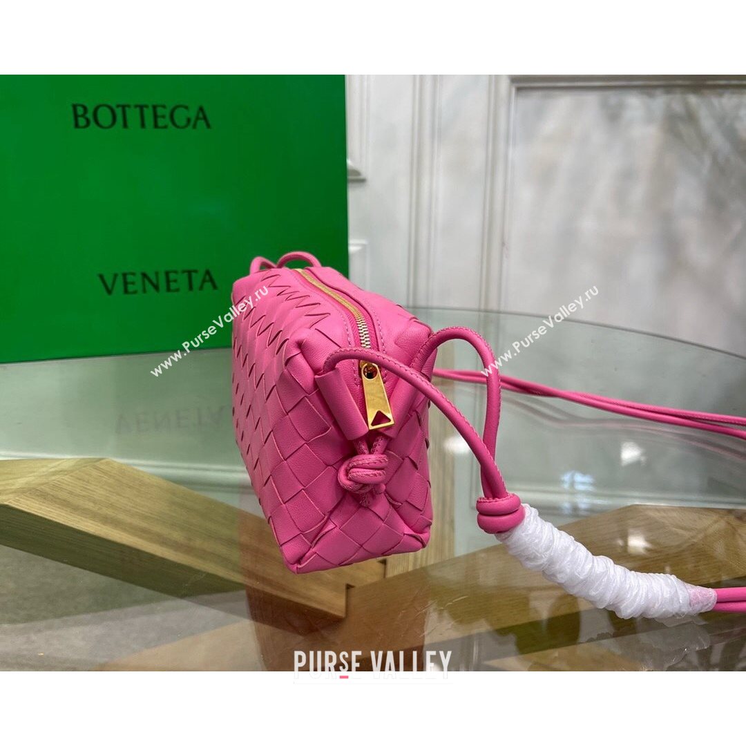 Bottega Veneta Mini Loop Crossbody Bag Pink 2021 (MS-21080536)