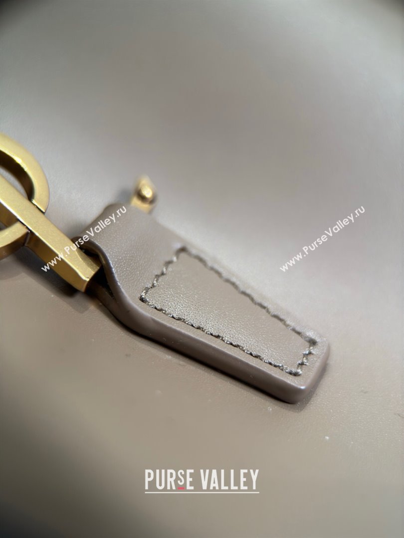 Saint Laurent Le 37 Small Bucket Bag in Shiny Leather 749036 Dark Cork 2024 Top (HONGS-24051409)