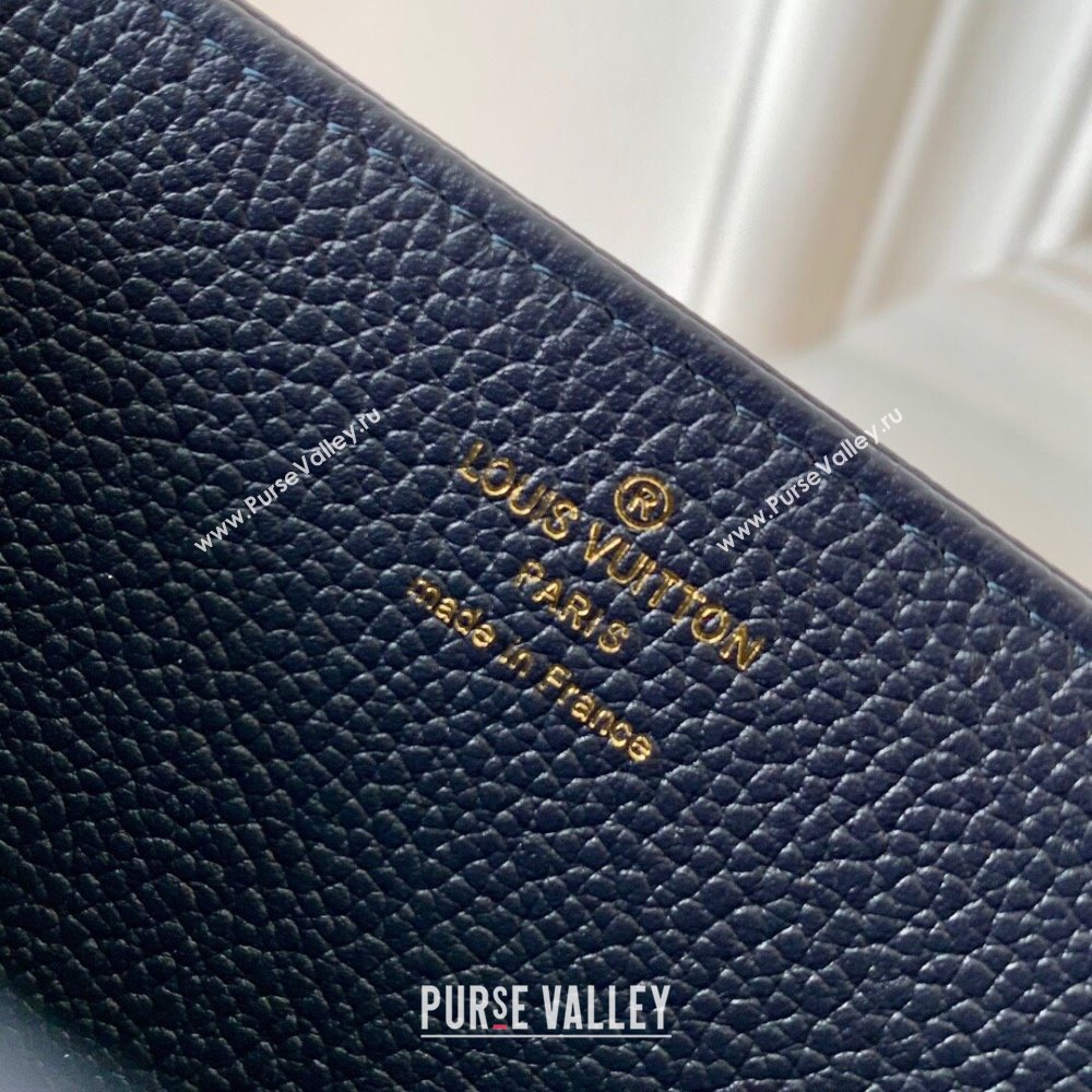 Louis Vuitton Zippy Wallet in Monogram Embossed Leather M61864 Black 2024 (K-24051411)