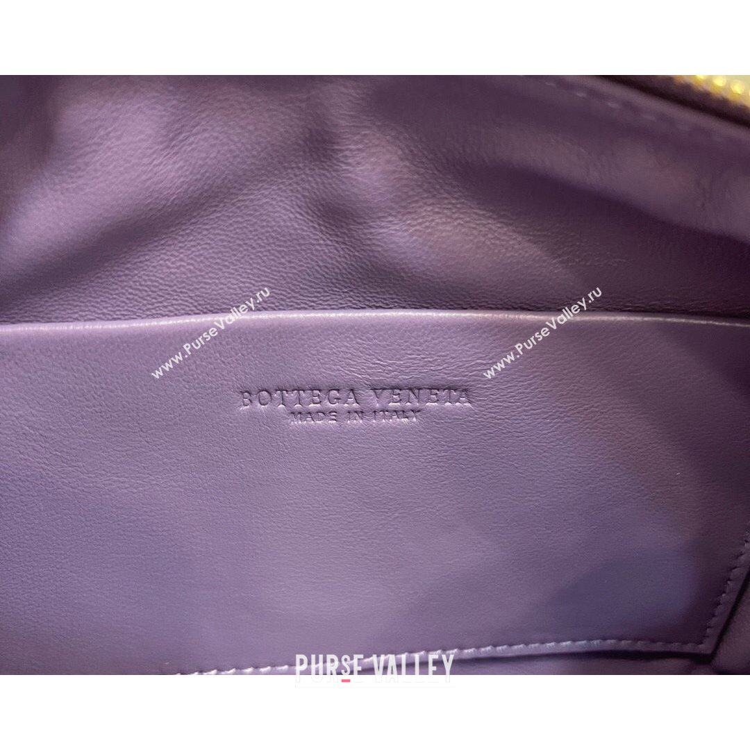 Bottega Veneta Mini Loop Crossbody Bag Lavender Purple 2021 (MS-21080538)