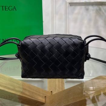 Bottega Veneta Mini Loop Crossbody Bag Black 2021 (MS-21080539)