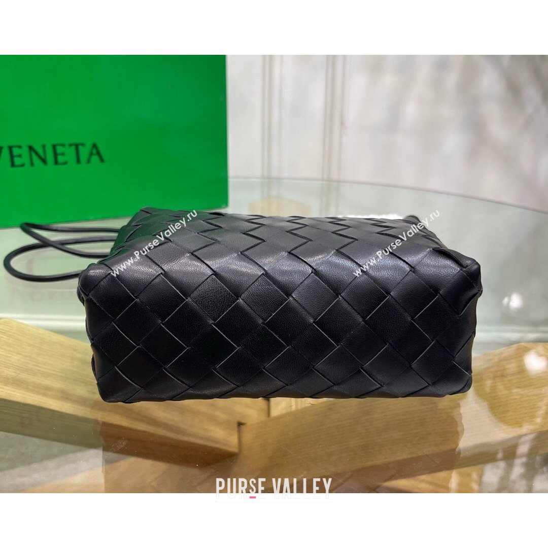 Bottega Veneta Mini Loop Crossbody Bag Black 2021 (MS-21080539)