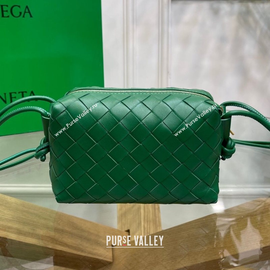 Bottega Veneta Mini Loop Crossbody Bag Racing Green 2021 (MS-21080537)