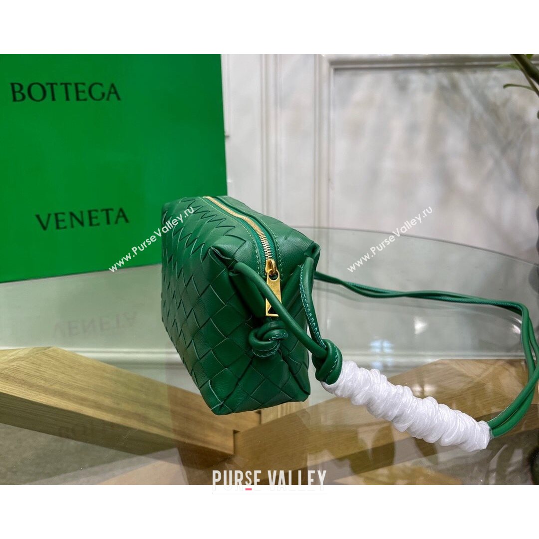 Bottega Veneta Mini Loop Crossbody Bag Racing Green 2021 (MS-21080537)