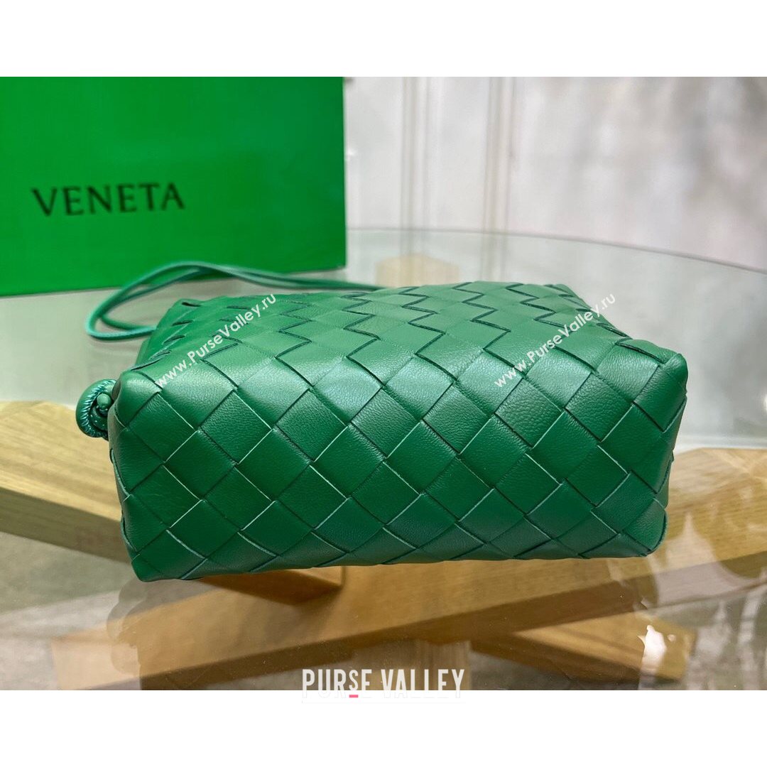 Bottega Veneta Mini Loop Crossbody Bag Racing Green 2021 (MS-21080537)