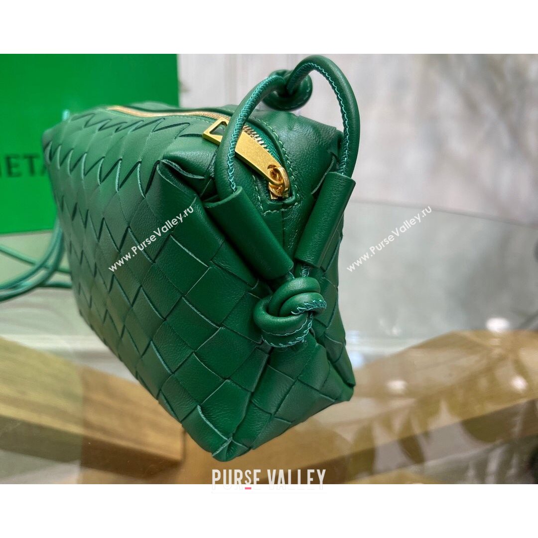 Bottega Veneta Mini Loop Crossbody Bag Racing Green 2021 (MS-21080537)