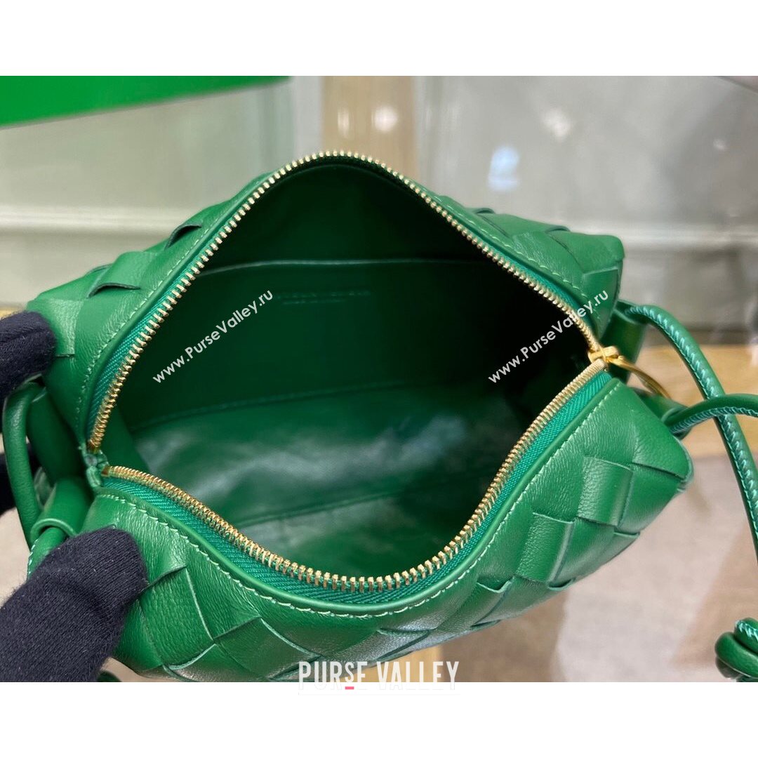 Bottega Veneta Mini Loop Crossbody Bag Racing Green 2021 (MS-21080537)