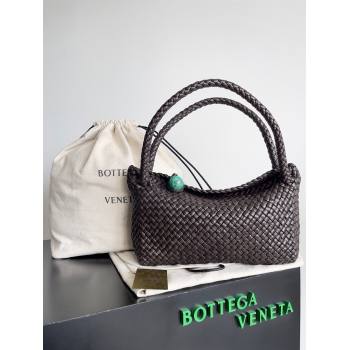 Bottega Veneta Tosca Shoulder Bag in Intreccio Leather Fondant Fondant Brown/Blue 716974 2023 (MS-24013035)