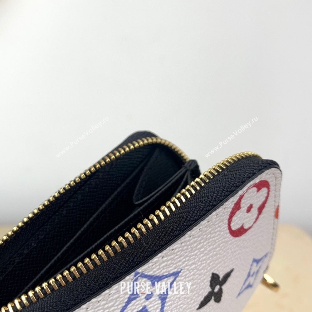 Louis Vuitton Game On Zippy Coin Purse Wallet in White Monogram Canvas M80305 2020 (KI-20112527)