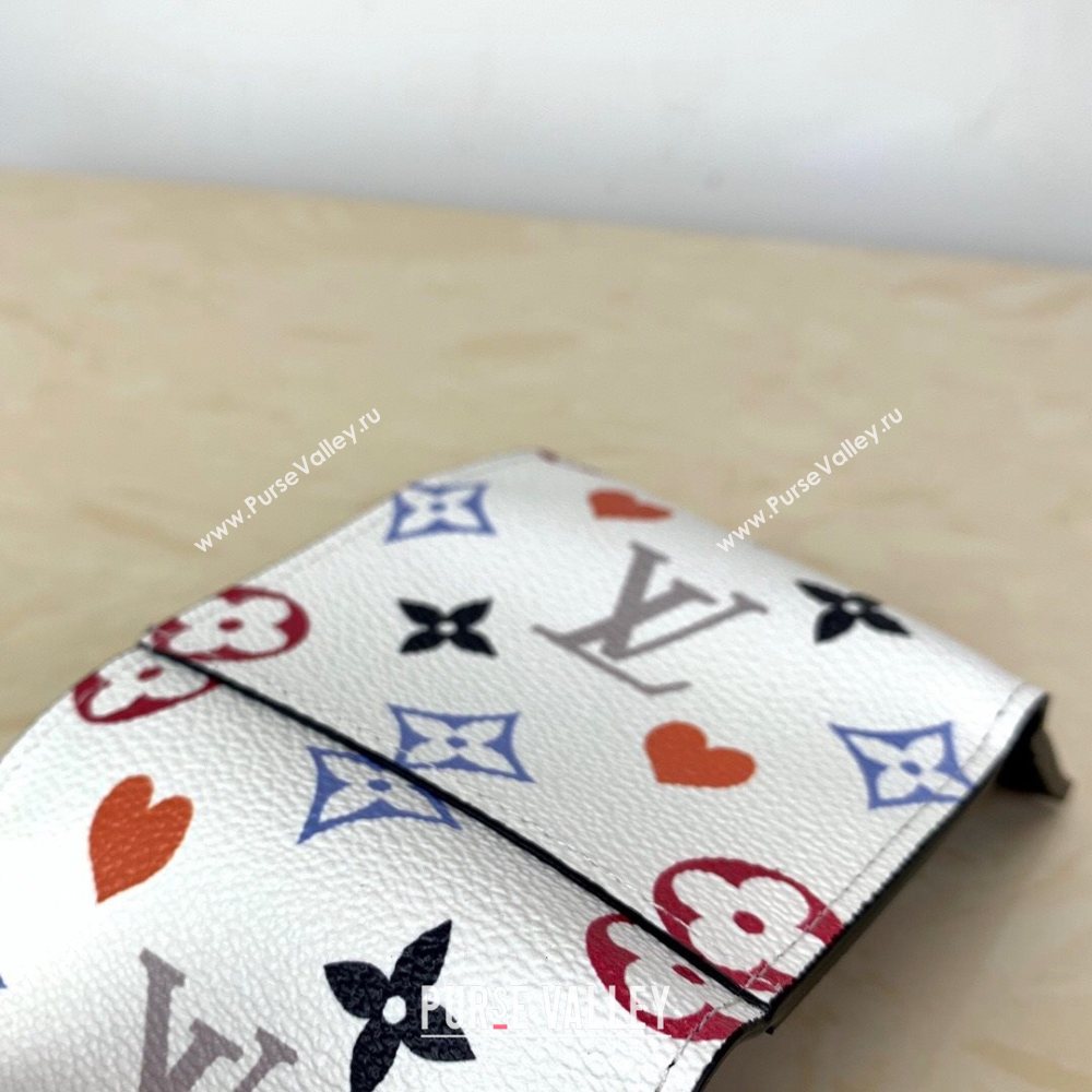 Louis Vuitton Game On Zoé Wallet in White Monogram Canvas M80278 2020 (KI-20112529)