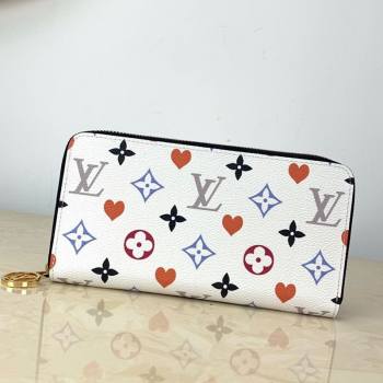 Louis Vuitton Game On Zippy Wallet in White Monogram Canvas M80323 2020 (KI-20112531)