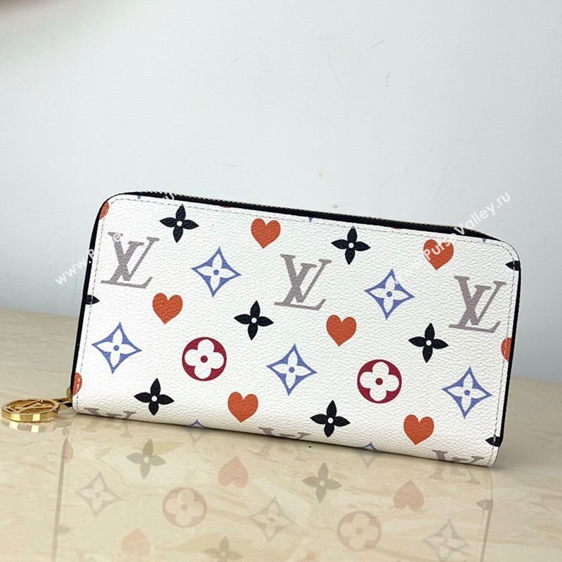 Louis Vuitton Game On Zippy Wallet in White Monogram Canvas M80323 2020 (KI-20112531)