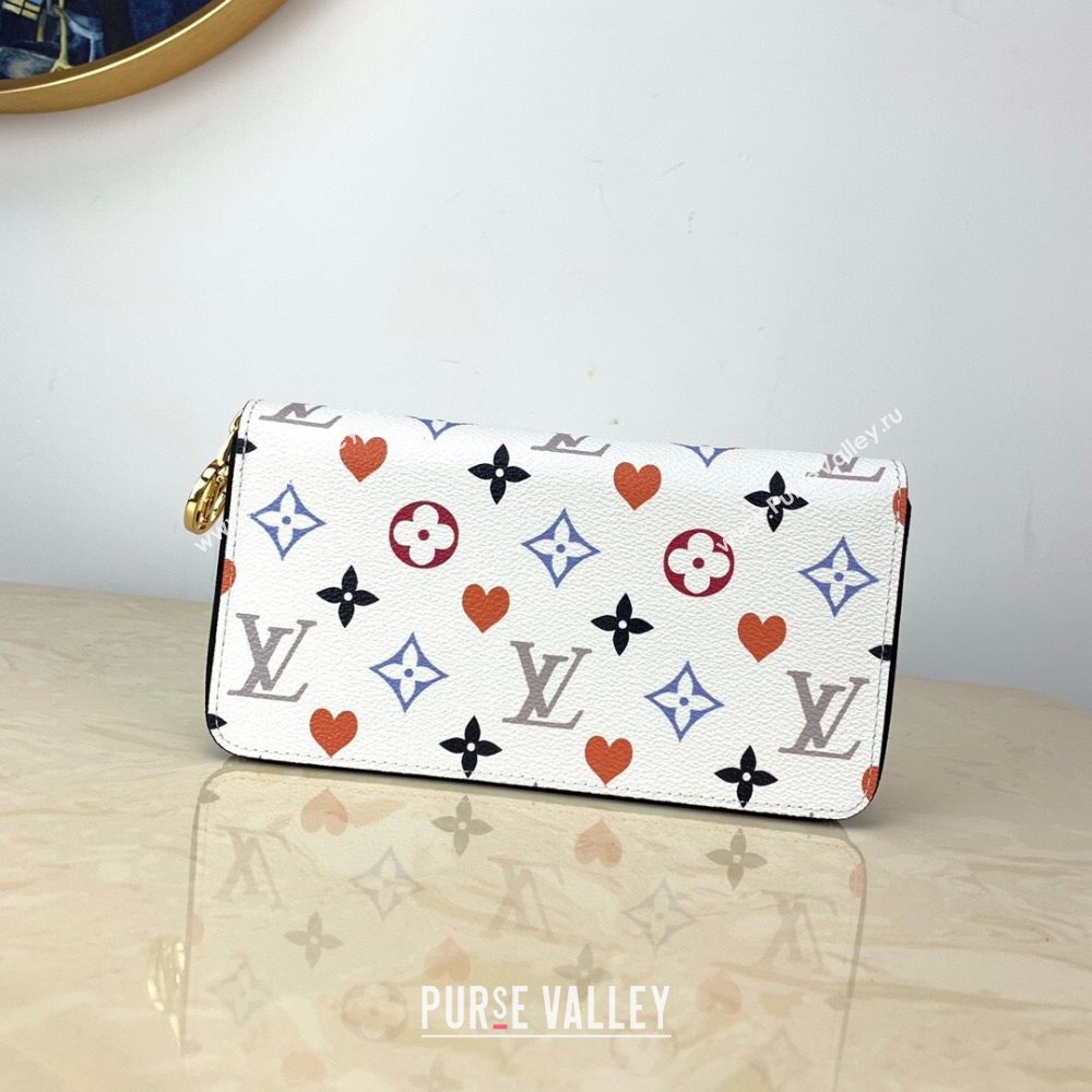 Louis Vuitton Game On Zippy Wallet in White Monogram Canvas M80323 2020 (KI-20112531)