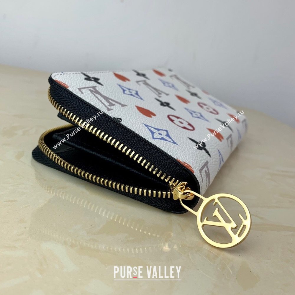 Louis Vuitton Game On Zippy Wallet in White Monogram Canvas M80323 2020 (KI-20112531)