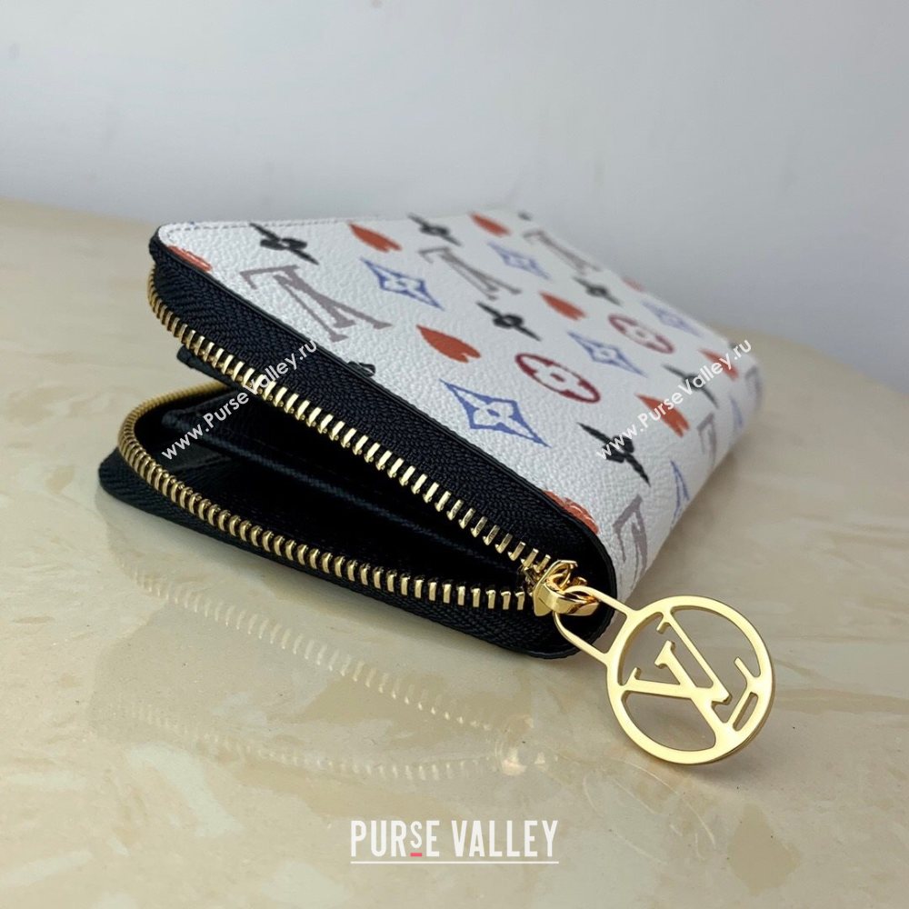 Louis Vuitton Game On Zippy Wallet in White Monogram Canvas M80323 2020 (KI-20112531)