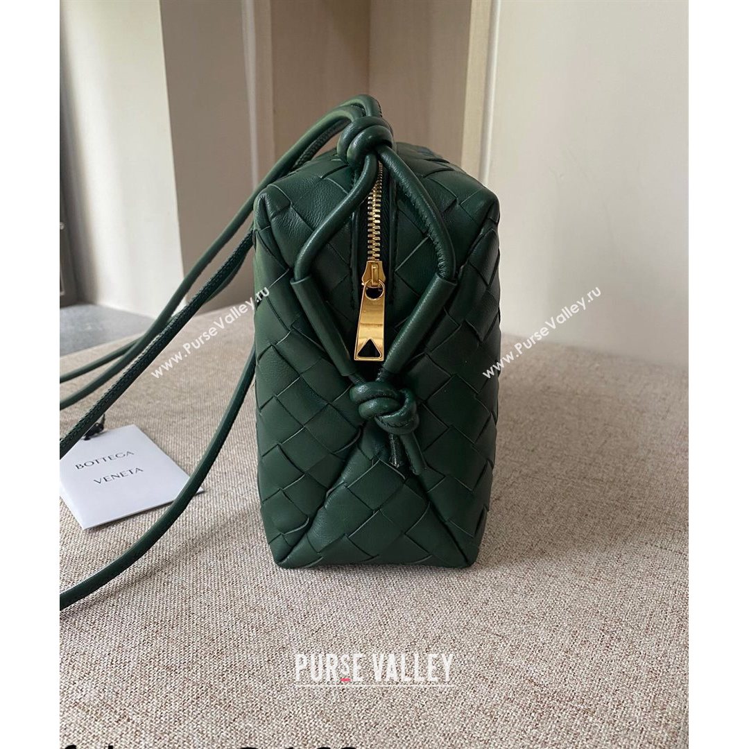 Bottega Veneta Small Loop Crossbody Bag Raintree Green 2021 (MS-21080542)