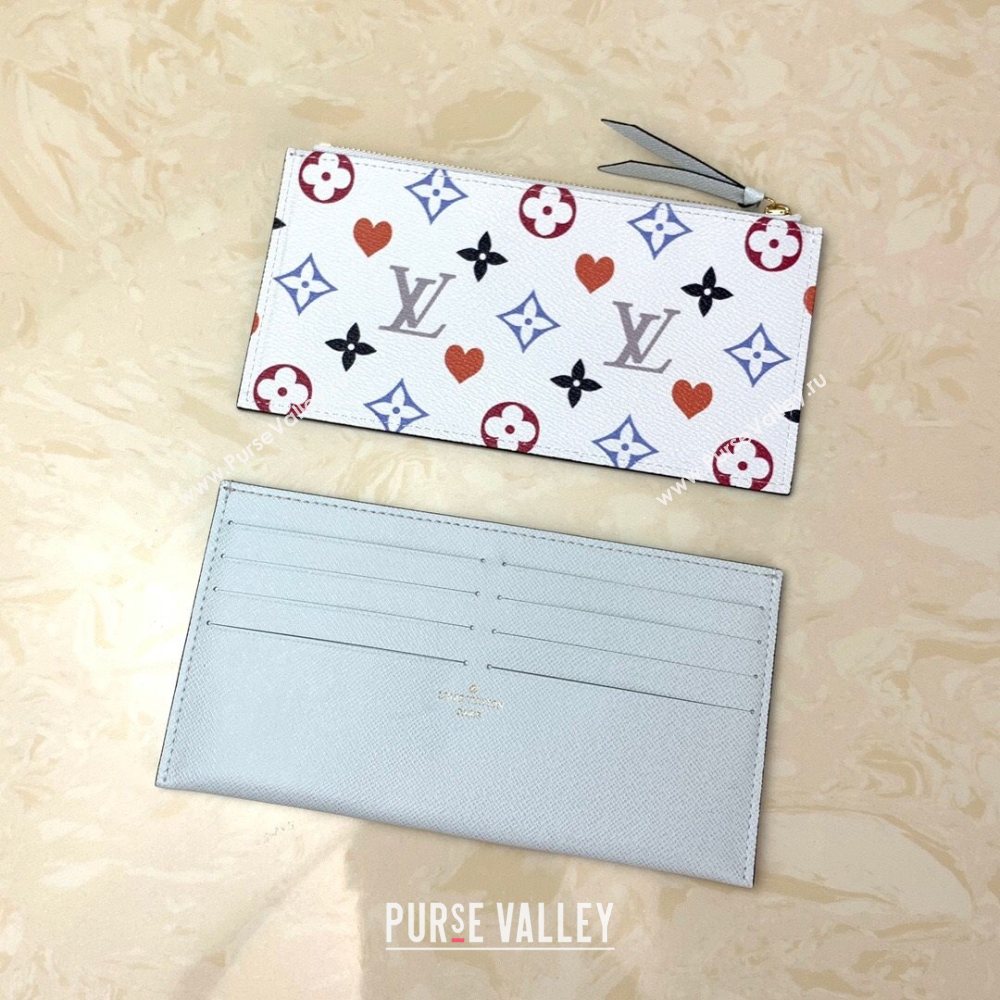 Louis Vuitton Game On Pochette Félicie Chain Clutch in White Monogram Canvas M61276 2020 (KI-20112533)