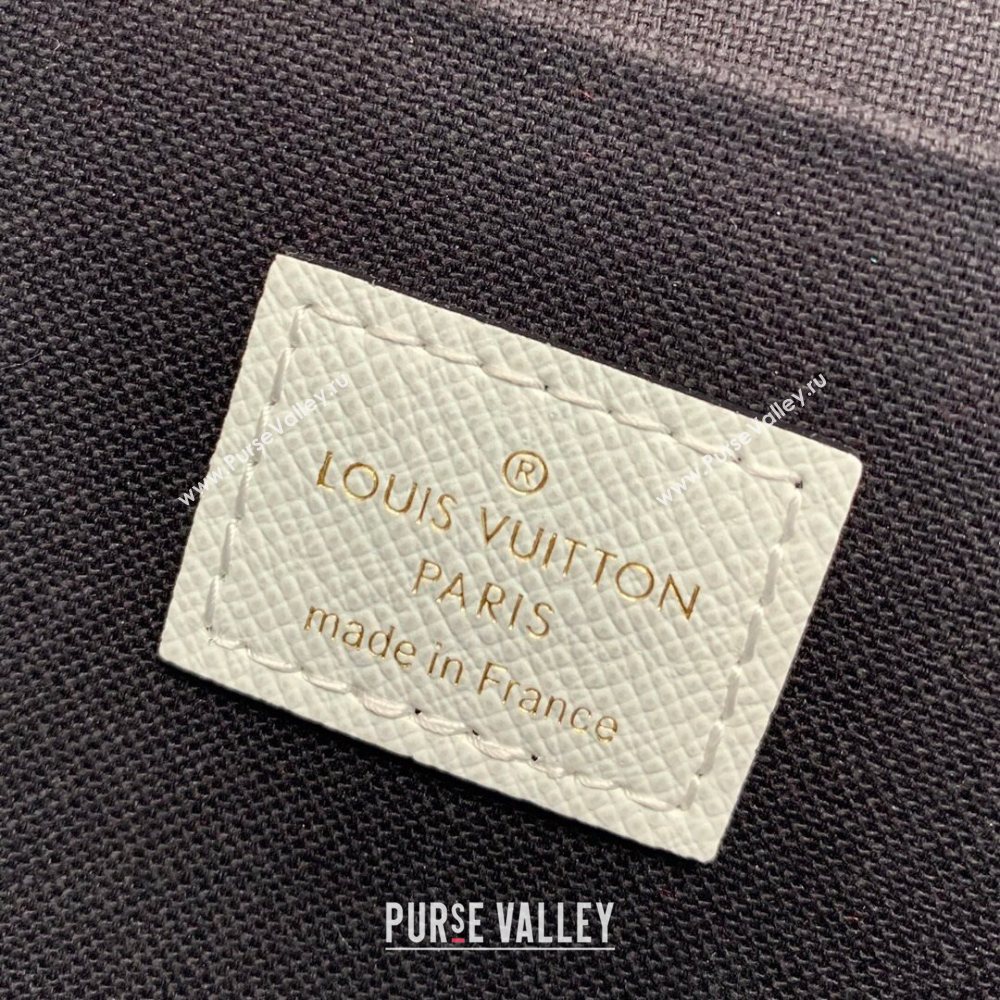 Louis Vuitton Game On Pochette Félicie Chain Clutch in White Monogram Canvas M61276 2020 (KI-20112533)