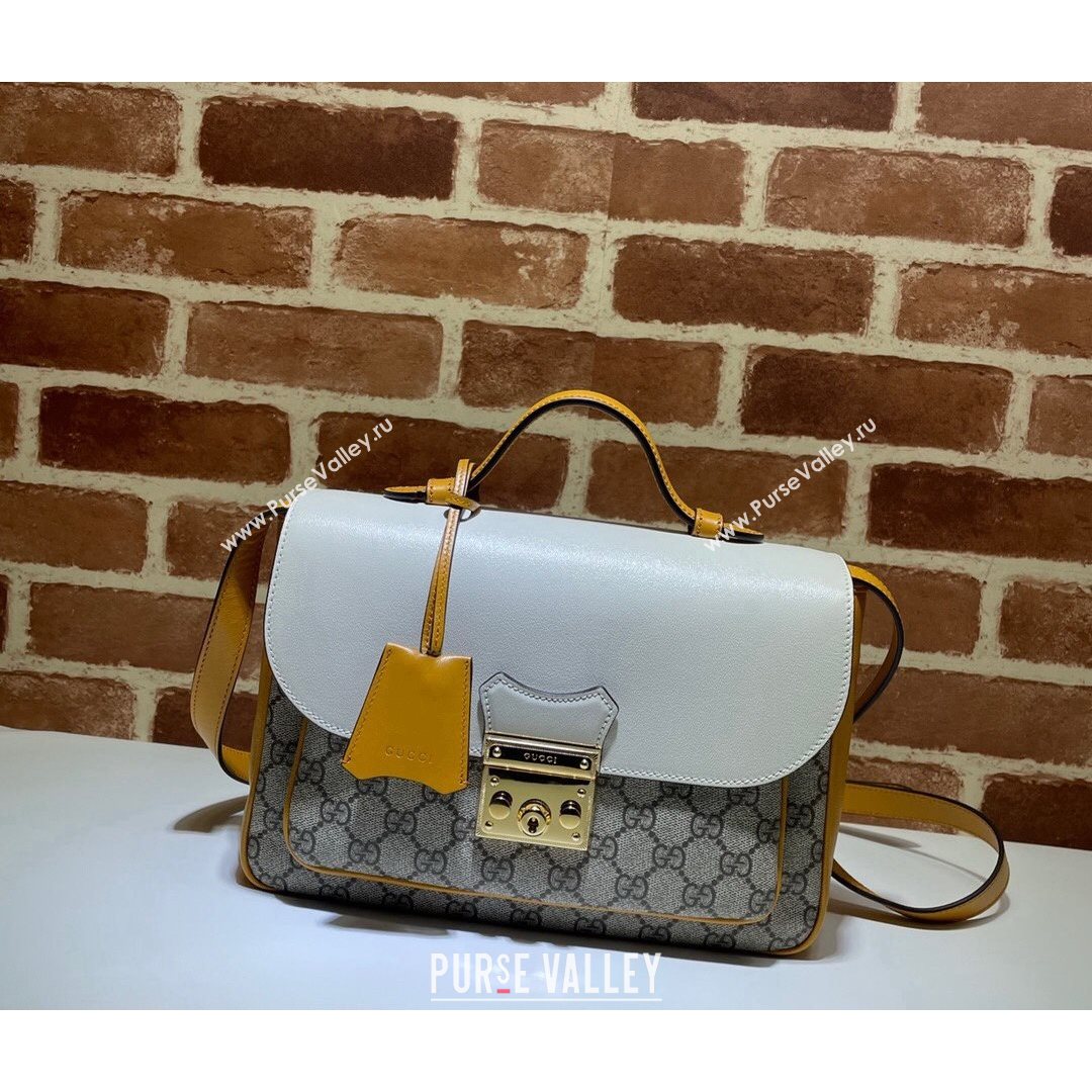 Gucci Padlock Small Shoulder Bag 644527 White 2021 (DLH-210825059)