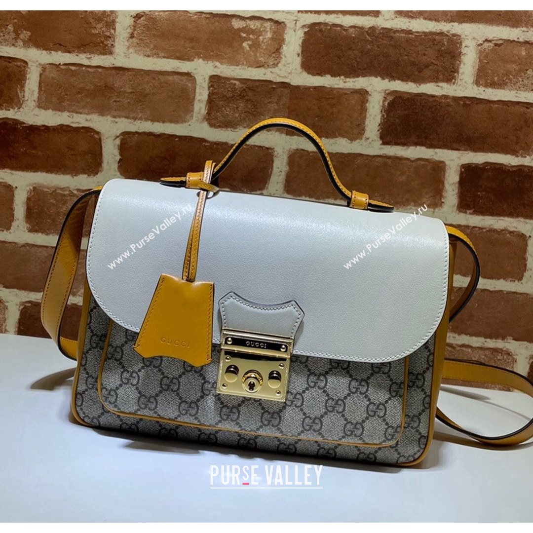 Gucci Padlock Small Shoulder Bag 644527 White 2021 (DLH-210825059)