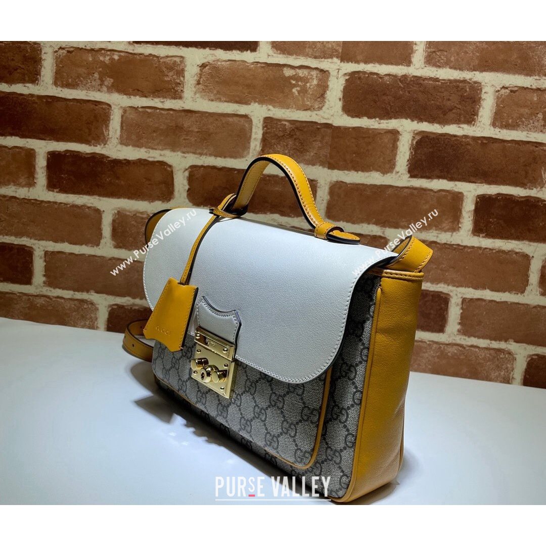 Gucci Padlock Small Shoulder Bag 644527 White 2021 (DLH-210825059)