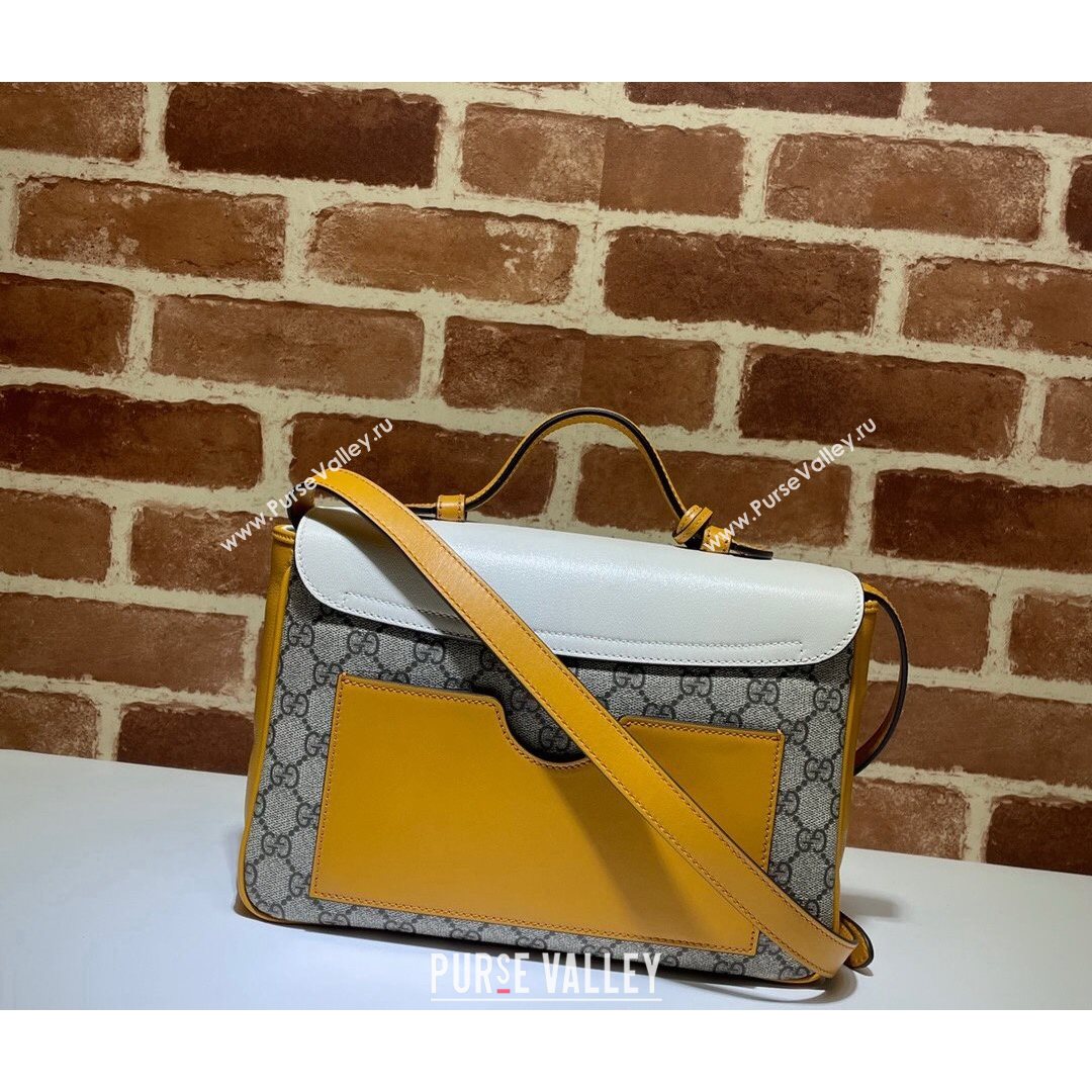 Gucci Padlock Small Shoulder Bag 644527 White 2021 (DLH-210825059)