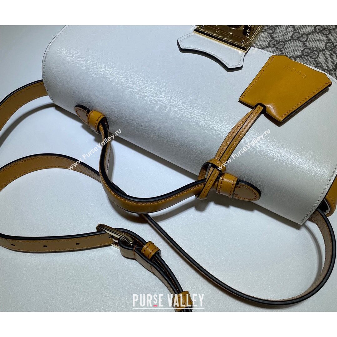Gucci Padlock Small Shoulder Bag 644527 White 2021 (DLH-210825059)