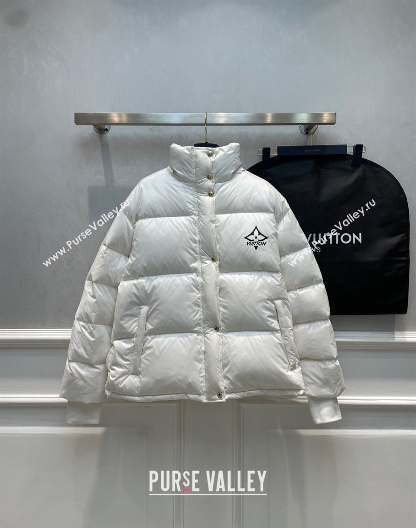 Louis Vuitton Down Jacket LV120104 White 2023 (Q-23120104)