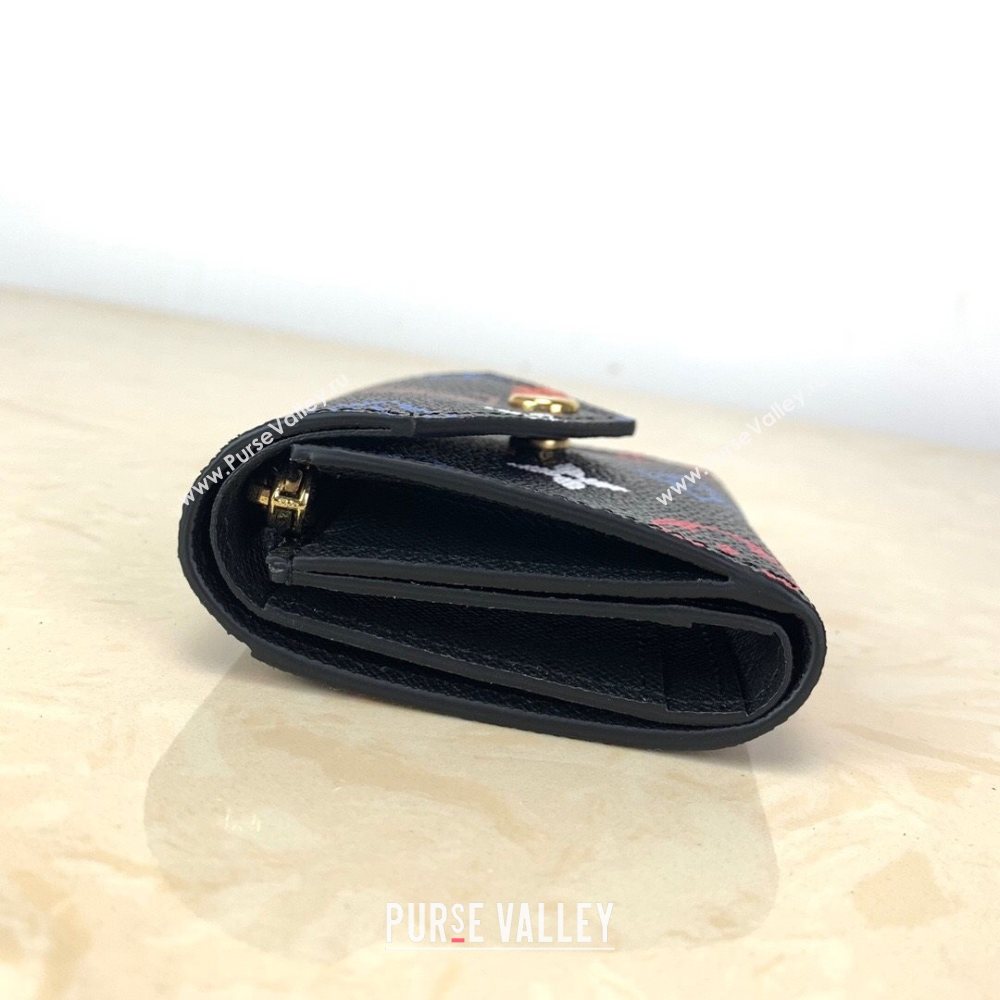 Louis Vuitton Game On Zoé Wallet in Black Monogram Canvas M80278 2020 (KI-20112530)