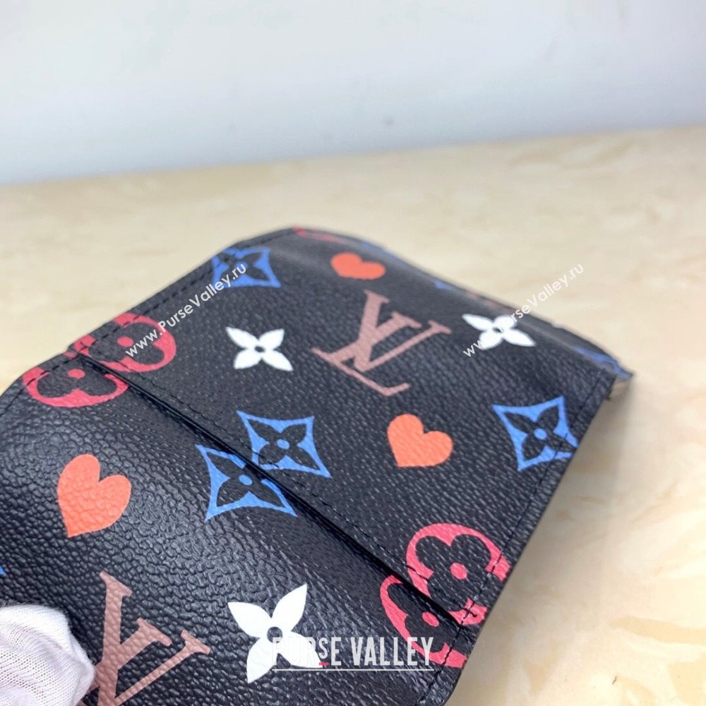 Louis Vuitton Game On Zoé Wallet in Black Monogram Canvas M80278 2020 (KI-20112530)