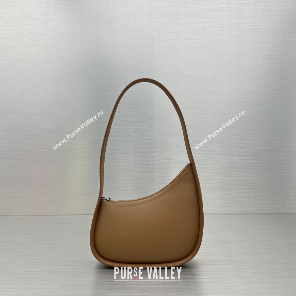 The Row Half Moon Shoulder Bag in Brown Leather 1811 2024 (NM-24102208 )