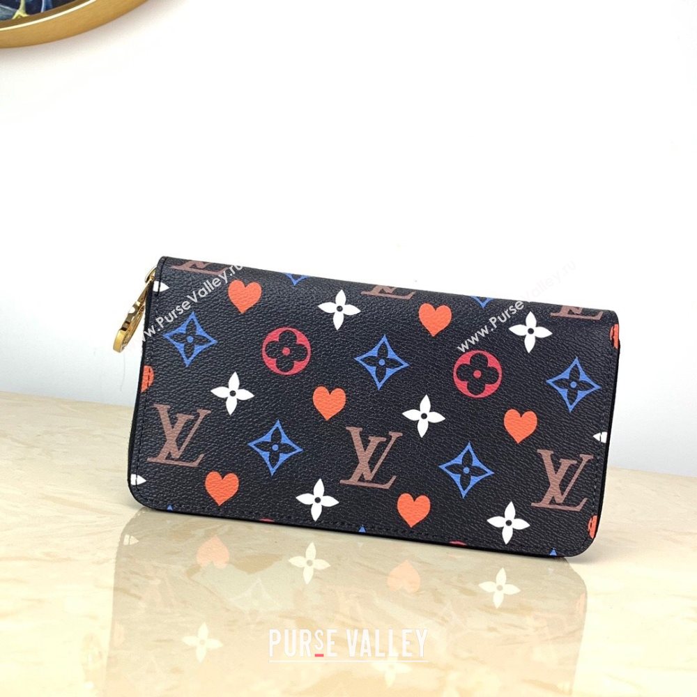 Louis Vuitton Game On Zippy Wallet in Black Monogram Canvas M80323 2020 (KI-20112532)